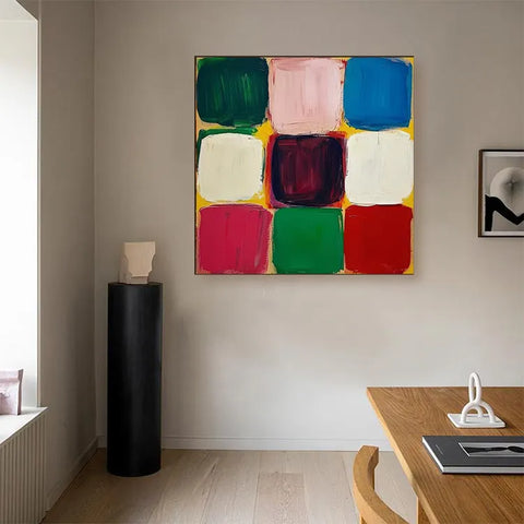 Vibrant Grid Harmony #CDFB00800