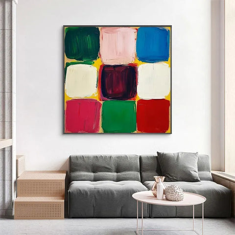 Vibrant Grid Harmony #CDFB00800