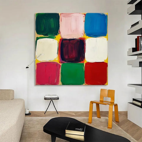 Vibrant Grid Harmony #CDFB00800