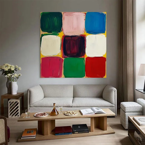 Vibrant Grid Harmony #CDFB00800