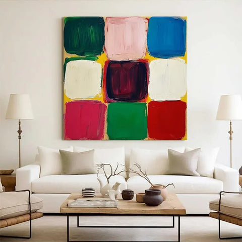 Vibrant Grid Harmony #CDFB00800