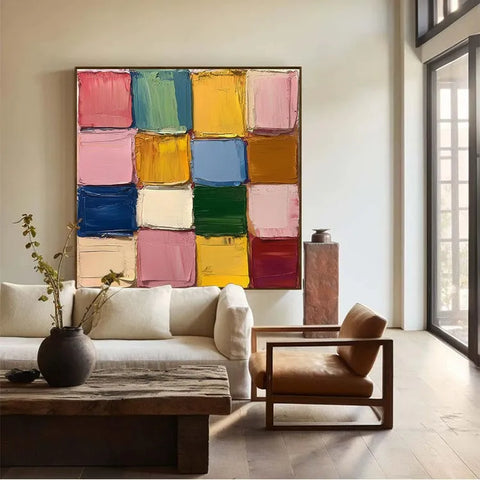 Vibrant Grid of Joy #CDFB00811