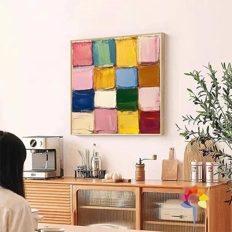 Vibrant Grid of Joy #CDFB00811