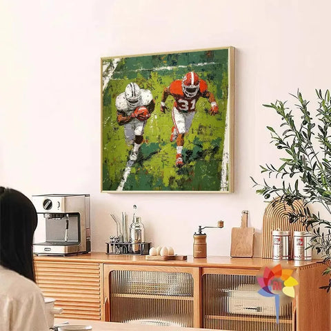 Gridiron Chase in Vintage Hues #CDFB00817