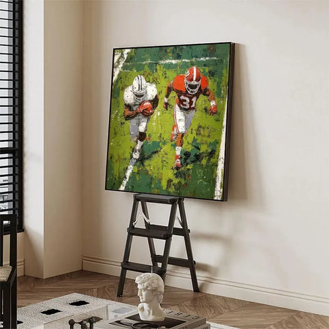 Gridiron Chase in Vintage Hues #CDFB00817