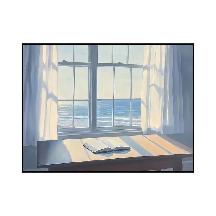 Tranquil Ocean View by the Window #CDFB00844