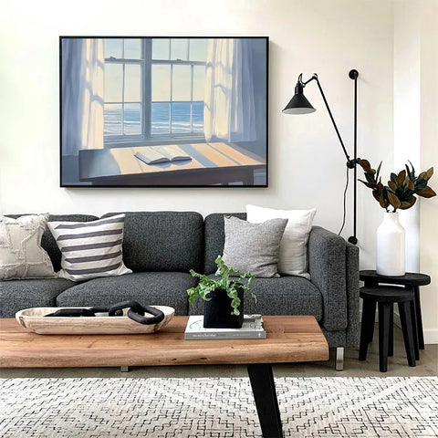 Tranquil Ocean View by the Window #CDFB00844