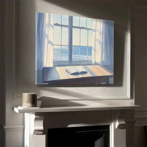 Tranquil Ocean View by the Window #CDFB00844