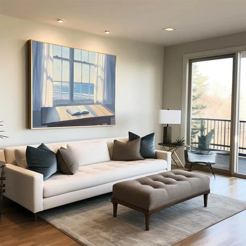 Tranquil Ocean View by the Window #CDFB00844