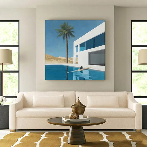 Serene Oasis Reflection #CDFB00845