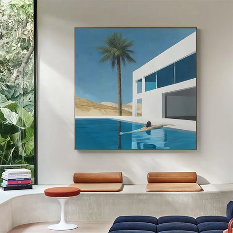 Serene Oasis Reflection #CDFB00845