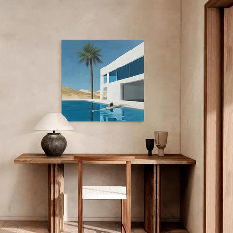 Serene Oasis Reflection #CDFB00845