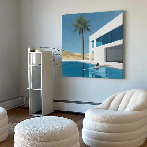 Serene Oasis Reflection #CDFB00845