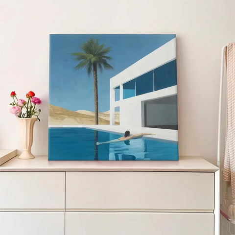 Serene Oasis Reflection #CDFB00845