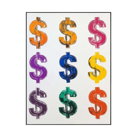 Colorful Currency Grid #CDFB00854