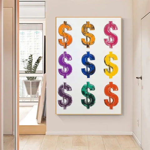 Colorful Currency Grid #CDFB00854