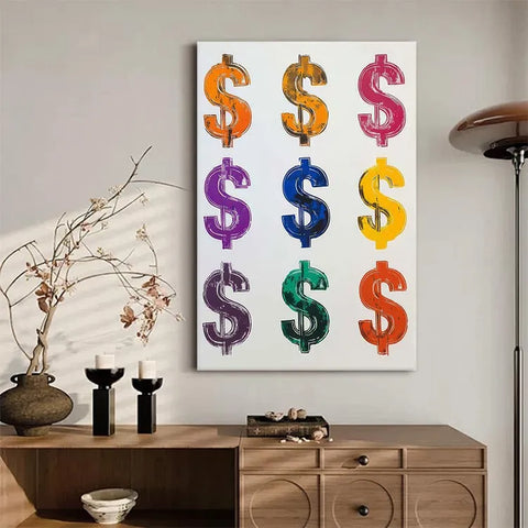 Colorful Currency Grid #CDFB00854