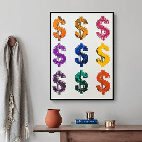 Colorful Currency Grid #CDFB00854