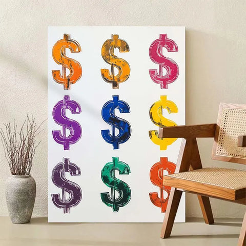 Colorful Currency Grid #CDFB00854