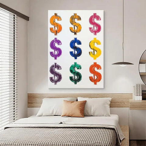 Colorful Currency Grid #CDFB00854