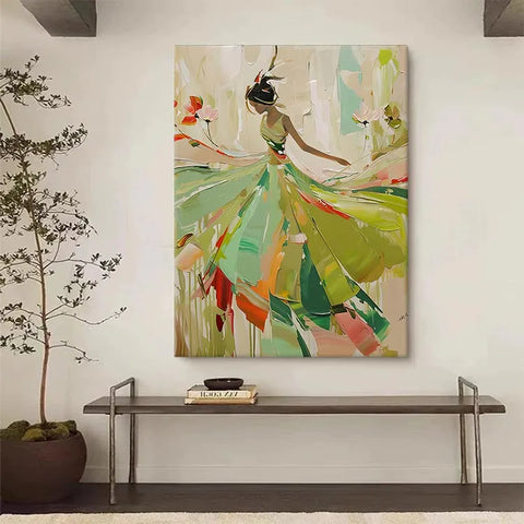 Emerald Whispers in the Wind #CDFB00859