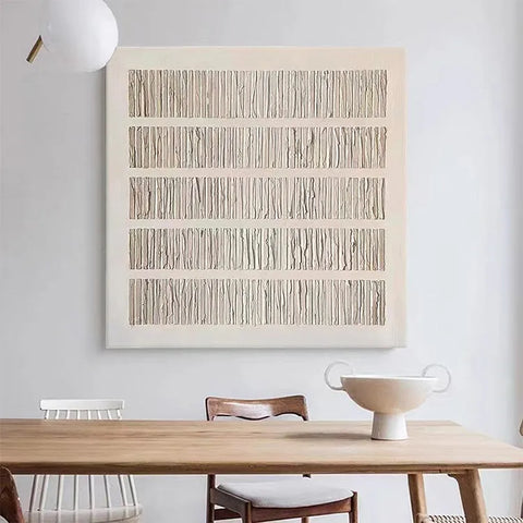 Subtle Beige Gridlines #CDFB00866