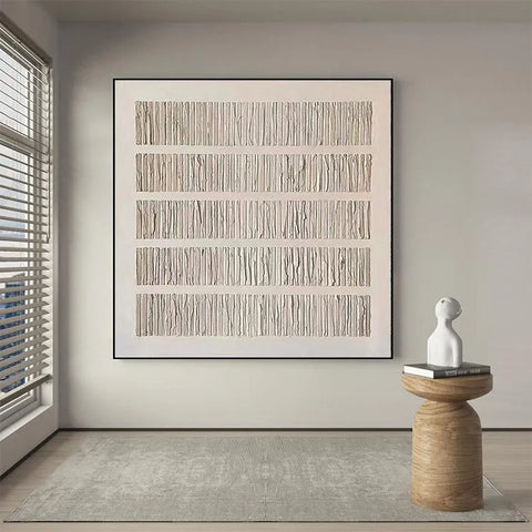 Subtle Beige Gridlines #CDFB00866