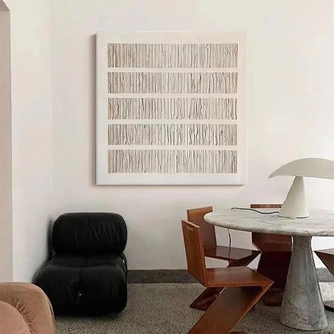 Subtle Beige Gridlines #CDFB00866