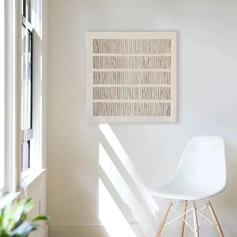 Subtle Beige Gridlines #CDFB00866