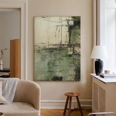 Chaotic Whispers of Green #CDFB00883