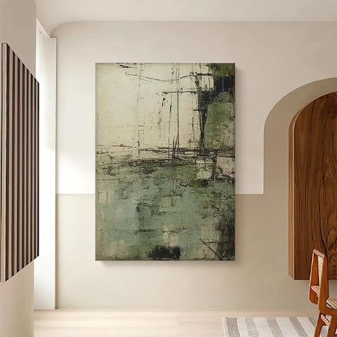 Chaotic Whispers of Green #CDFB00883