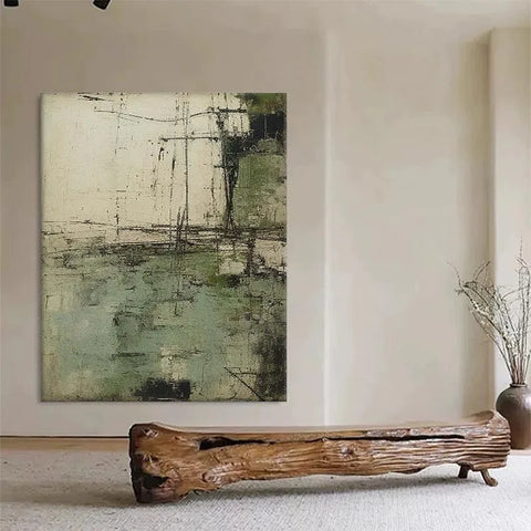 Chaotic Whispers of Green #CDFB00883