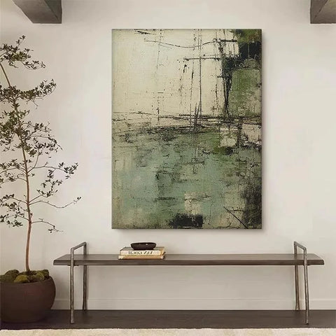 Chaotic Whispers of Green #CDFB00883