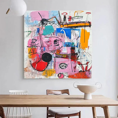 Abstract Chaos of Color #CDFB00904