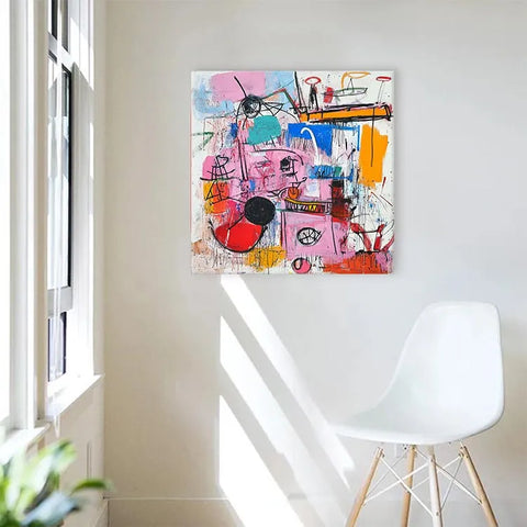 Abstract Chaos of Color #CDFB00904