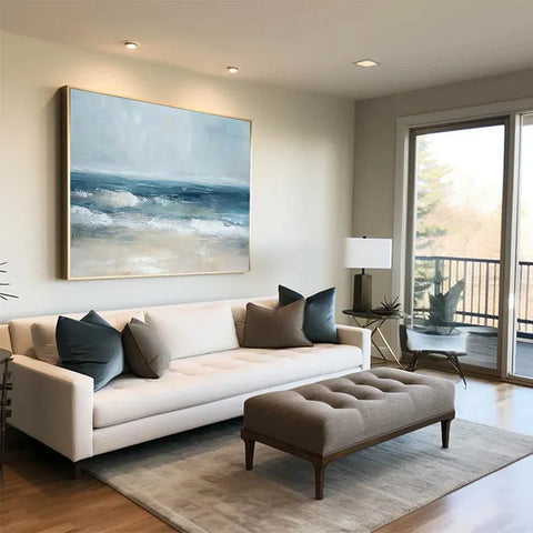 Serene Azure Shore #CDFB00916