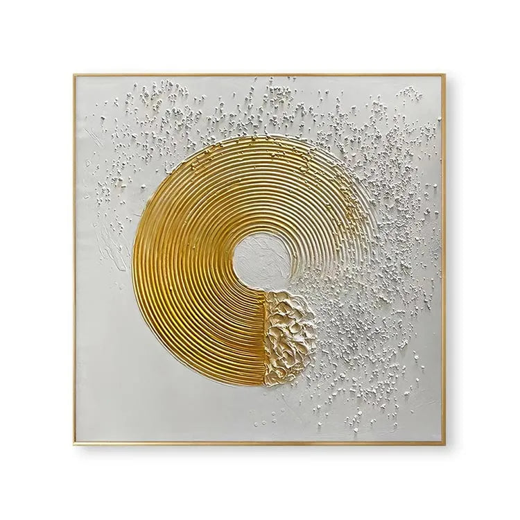 Golden Waves in White #CDFB00926