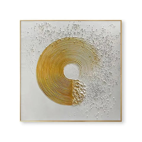 Golden Waves in White #CDFB00926