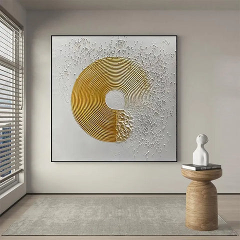 Golden Waves in White #CDFB00926
