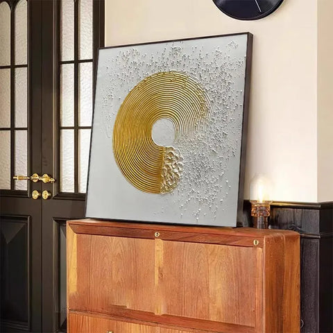 Golden Waves in White #CDFB00926