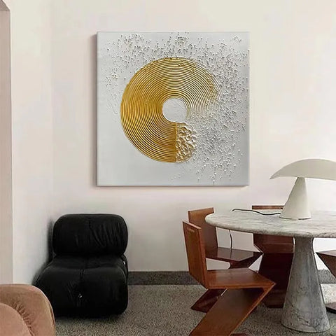 Golden Waves in White #CDFB00926