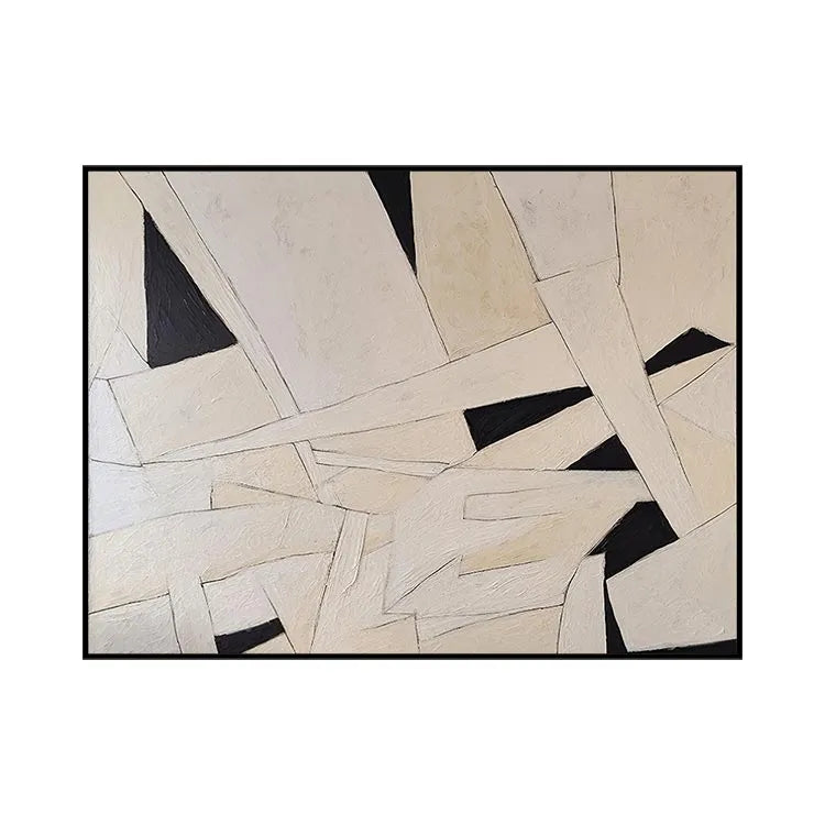 Geometric Echoes in Beige #CDFB00927