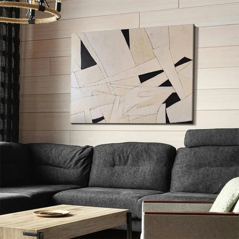 Geometric Echoes in Beige #CDFB00927