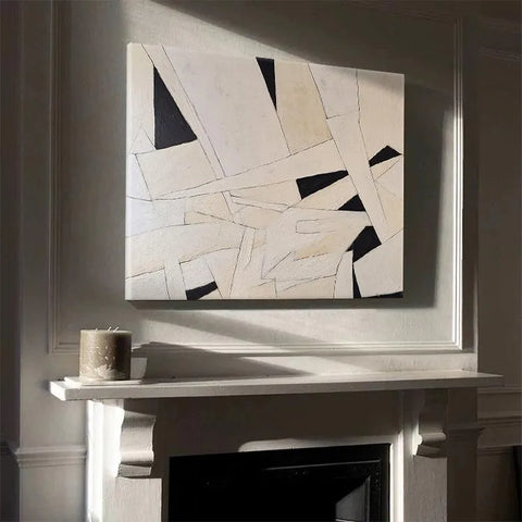 Geometric Echoes in Beige #CDFB00927