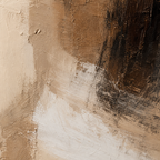 Close-up of brown and beige abstract hand-painted texture