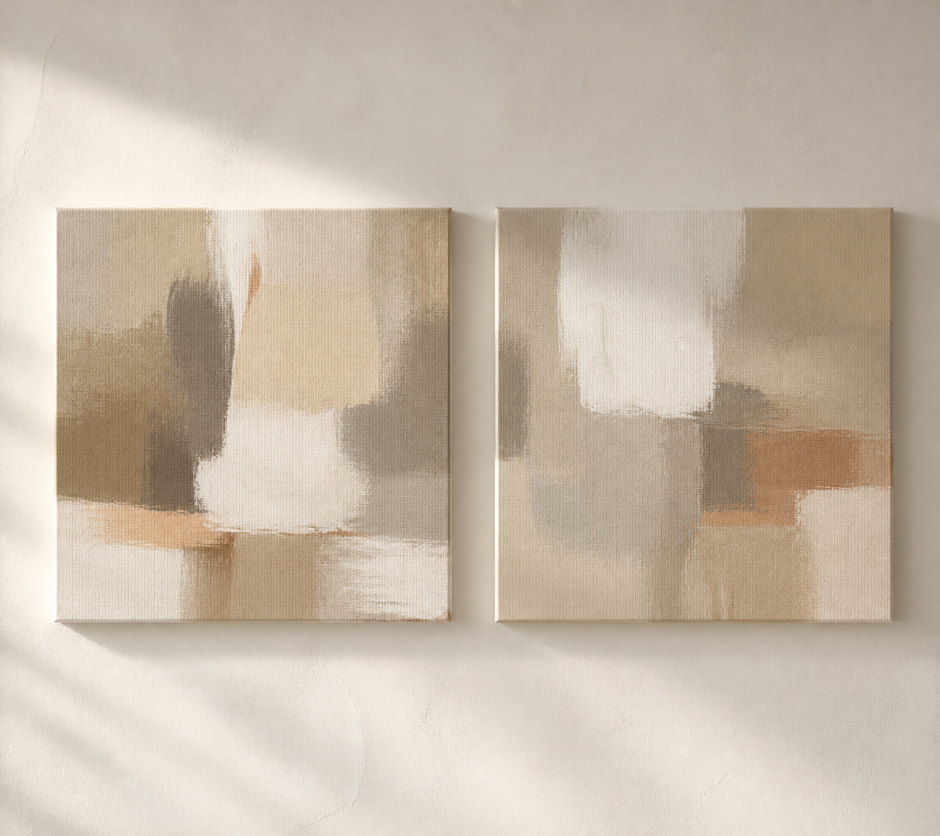 SP001 Abstract Painting Set of 2 front view