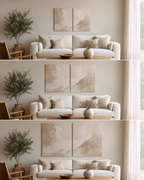 Neutral Textured Painting Set of 2 #SP005 size reference
