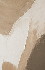 Beige Abstract Painting Set of 3 #SP006 texture detail