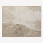 TX006 Taupe Wabi-Sabi Textured Wall Art front view