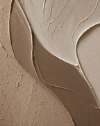 Warm Taupe 3D Textured Canvas Painting #TX009 texture detail
